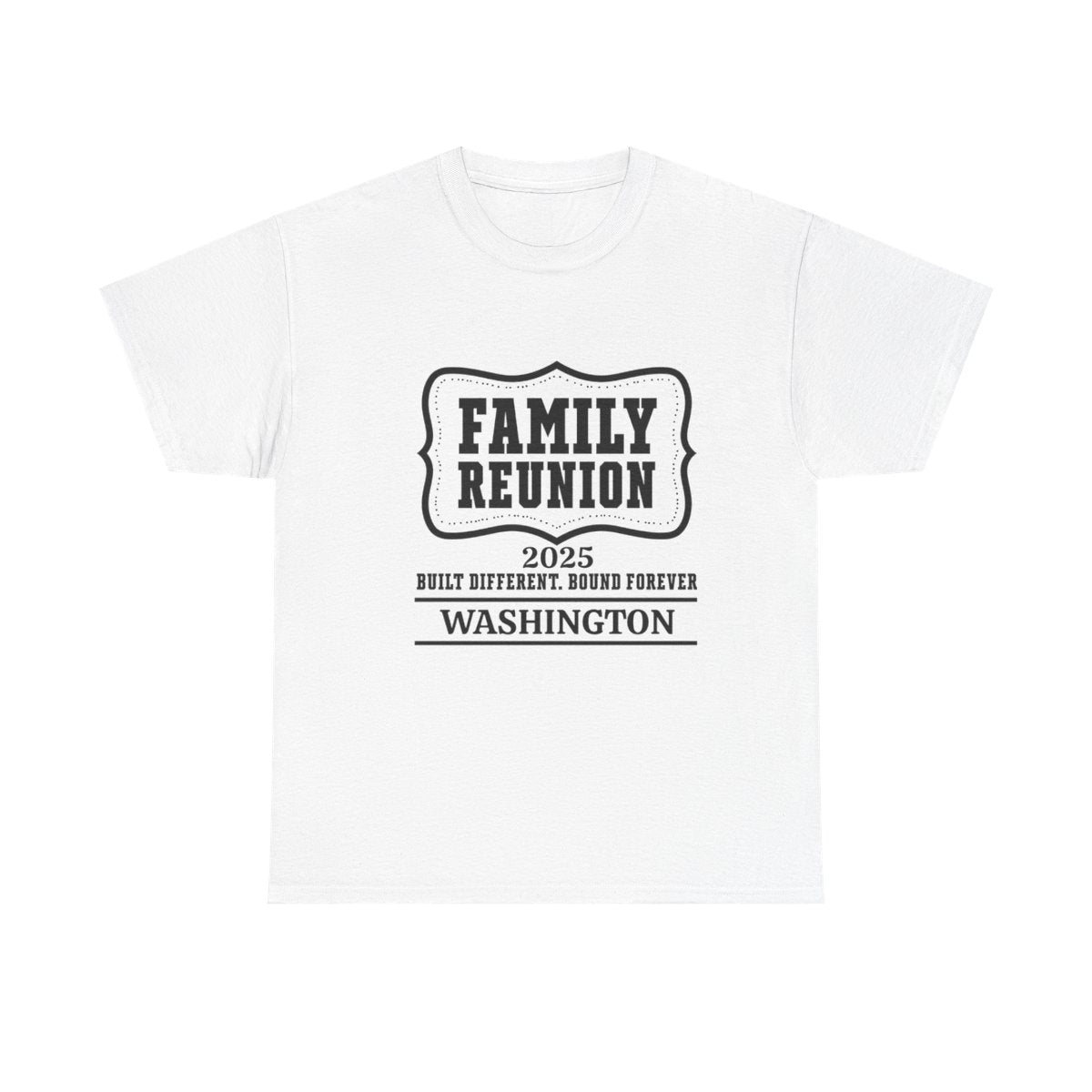 Built Different - Customizable Family Reunion T-Shirt