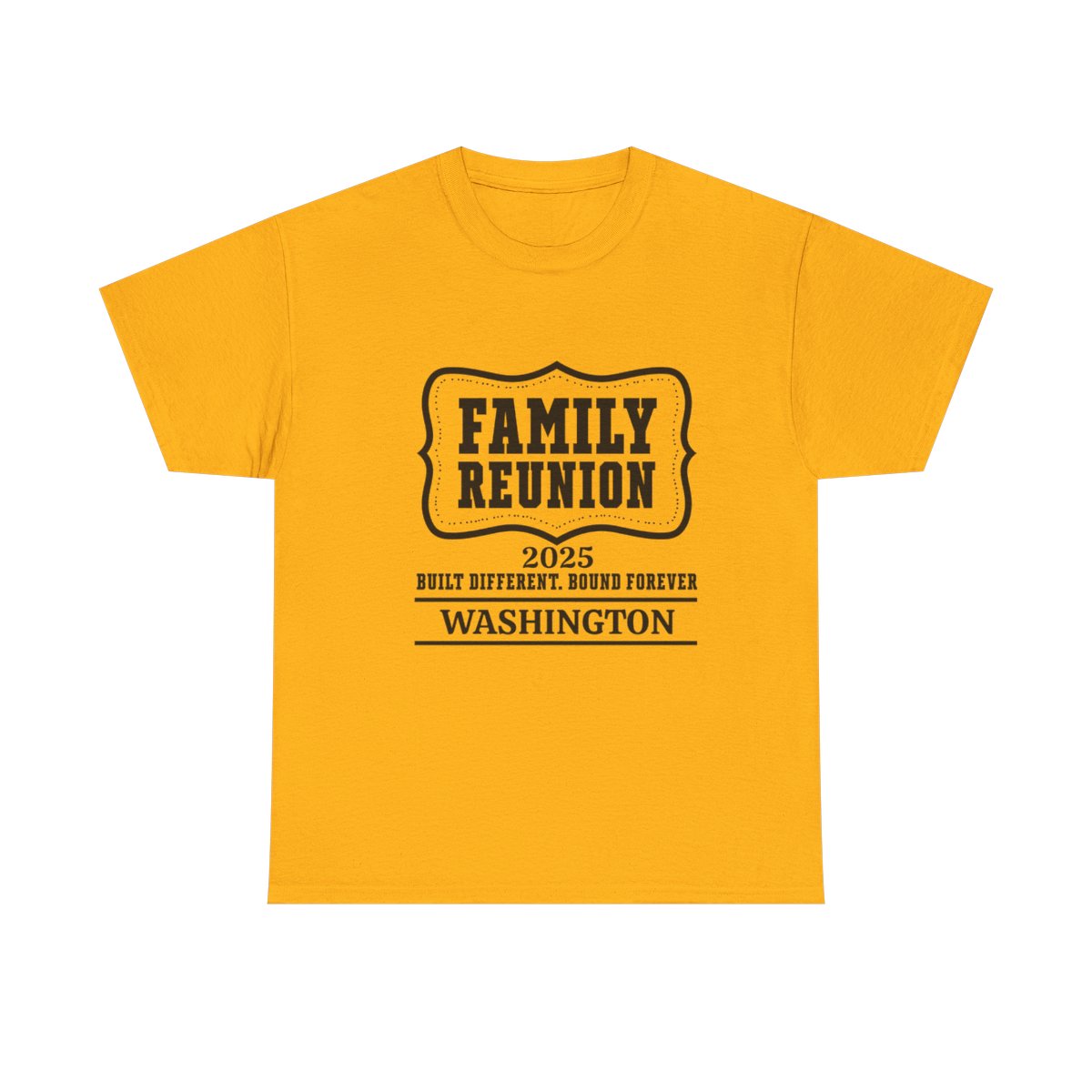 Built Different - Customizable Family Reunion T-Shirt